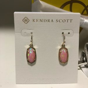 Kendra Scott Pink Drop Earrings